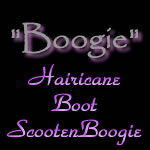 "Hairicane Boot Scooten Boogie" Blue Pied Italian Greyhound Female